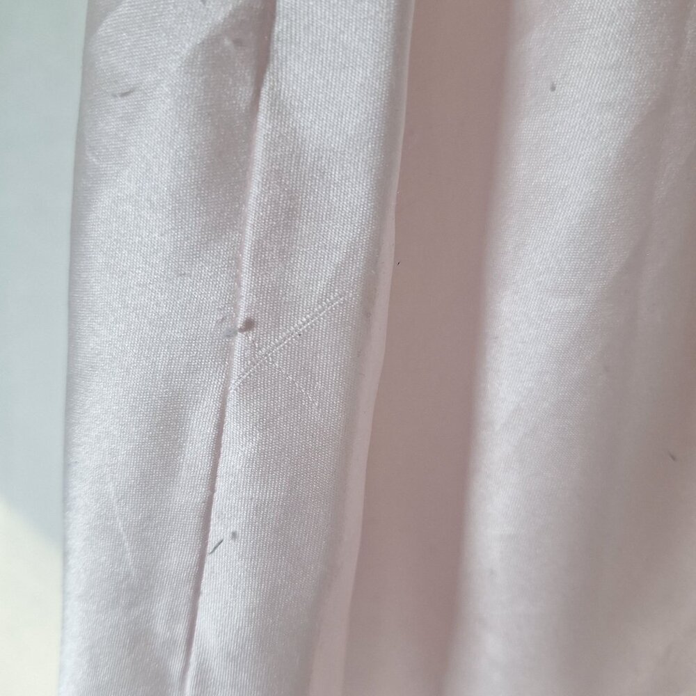 Vintage Etienne pink satin lace slip size medium - Picture 5 of 7